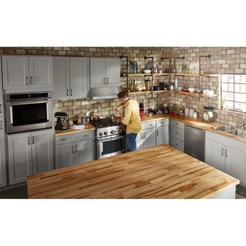Kitchen Aid KitchenAid 30" 4.1 cu. ft. Stainless Steel Commercial-Style Natural Gas Sealed B — thumbnail 9
