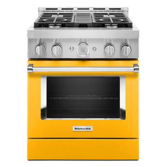 Kitchen Aid KitchenAid 30" 4.1 cu. ft. Yellow Pepper Commercial-Style Natural Gas Sealed Bur