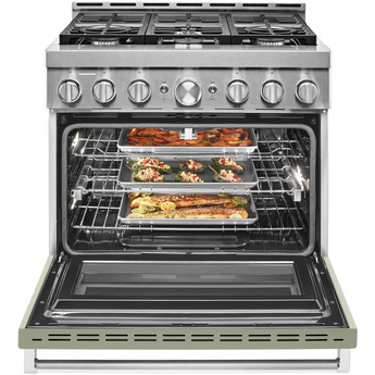 Kitchen Aid KFGC506JAV 36 Inch Gas Freestanding Range — thumbnail 16