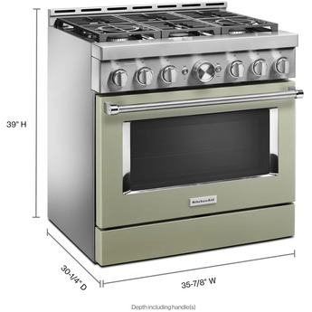 Kitchen Aid KFGC506JAV 36 Inch Gas Freestanding Range — thumbnail 39