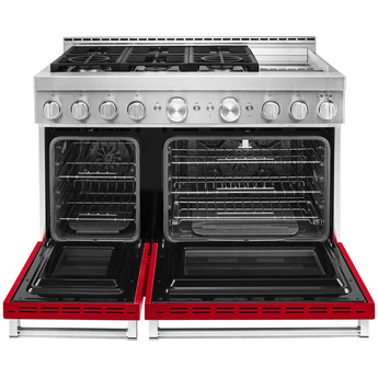 Kitchen Aid KFGC558JPA 48 Inch Gas Freestanding Range — thumbnail 23