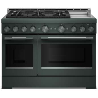 KitchenAid 48-Inch 6 Burner Commercial-Style Gas Range with Griddle: Juniper