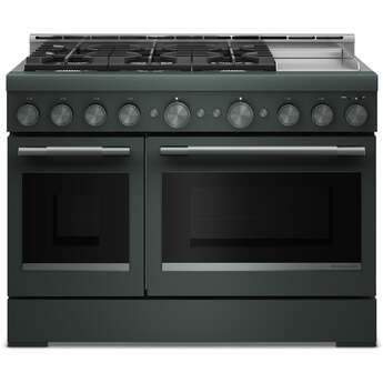 KitchenAid 48-Inch 6 Burner Commercial-Style Gas Range with Griddle: Juniper — thumbnail 3
