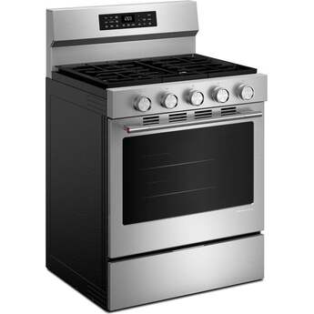 KitchenAid 30 inch 5.0 Cu. Ft. Smart Freestanding Gas Range with Convection Cooking Modes: Stainless Steel — thumbnail 10