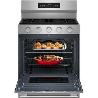KitchenAid 30 inch 5.0 Cu. Ft. Smart Freestanding Gas Range with Convection Cooking Modes: Stainless Steel — thumbnail 13