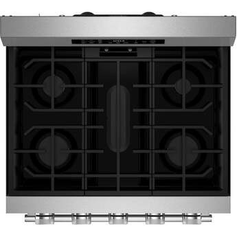 KitchenAid 30 inch 5.0 Cu. Ft. Smart Freestanding Gas Range with Convection Cooking Modes: Stainless Steel — thumbnail 4