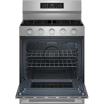 KitchenAid 30 inch 5.0 Cu. Ft. Smart Freestanding Gas Range with Convection Cooking Modes: Stainless Steel — thumbnail 9