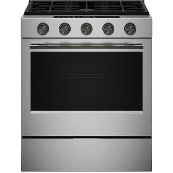 KitchenAid 5.0 Cu. Ft. Smart Slide-in Gas Range with Convection Cooking Modes and 2-in-1 Burner: Stainless Steel — thumbnail 20