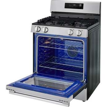 LG 30 Inch Freestanding 6.3 Cu. Ft. Gas Range With Probake Convection With Easyclean, Wi-Fi Enabled, And Airfry, 4 Burner Cooktop, ThinQ, And Energy Star Rating: Stainless Steel — thumbnail 6
