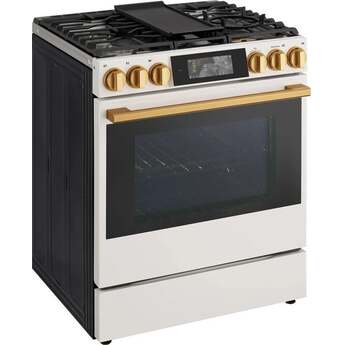 LG Signature Series 30 Inch 6.3 Cu. Ft. Smart Gas Slide-In Range With Inverter Probake Convection, Air Fry, Air Sous Vide, And Flex Control Knobs: Essence White — thumbnail 7
