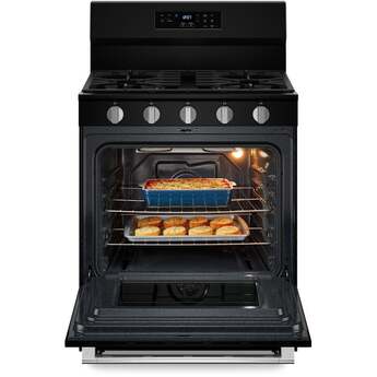 Maytag 30 Inch, 5.3 Cu. Ft. Gas Range With No Preheat Air Fry and Air Baking: Black — thumbnail 10