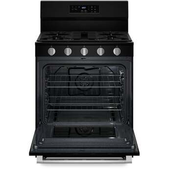 Maytag 30 Inch, 5.3 Cu. Ft. Gas Range With No Preheat Air Fry and Air Baking: Black — thumbnail 3