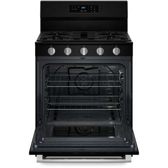 Maytag 30 Inch, 5.3 Cu. Ft. Gas Range With No Preheat Air Fry and Air Baking: Black — thumbnail 4