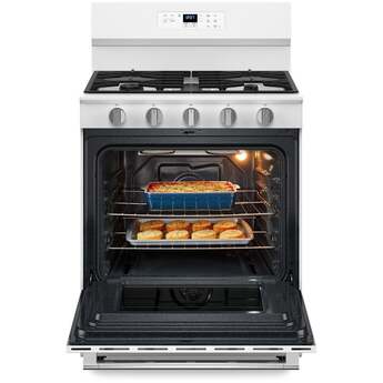 Maytag 30 Inch, 5.3 Cu. Ft. Gas Range With No Preheat Air Fry and Air Baking: White — thumbnail 23