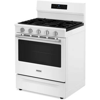 Maytag 30 Inch, 5.3 Cu. Ft. Gas Range With No Preheat Air Fry and Air Baking: White — thumbnail 25