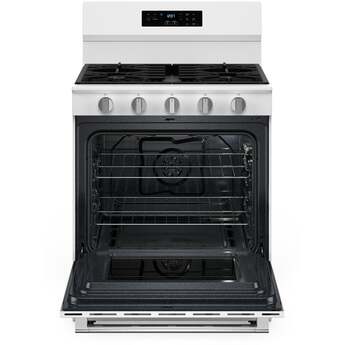 Maytag 30 Inch, 5.3 Cu. Ft. Gas Range With No Preheat Air Fry and Air Baking: White — thumbnail 6