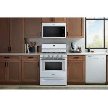 Maytag 30 Inch, 5.3 Cu. Ft. Gas Range With No Preheat Air Fry and Air Baking: White — thumbnail 7