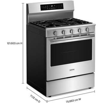 Maytag 30 Inch, 5.0 Cu. Ft. Gas Range With Grill Mode: Fingerprint Resistant Stainless Steel — thumbnail 35