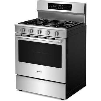 Maytag 30 Inch, 5.0 Cu. Ft. Gas Range With Grill Mode: Fingerprint Resistant Stainless Steel — thumbnail 6