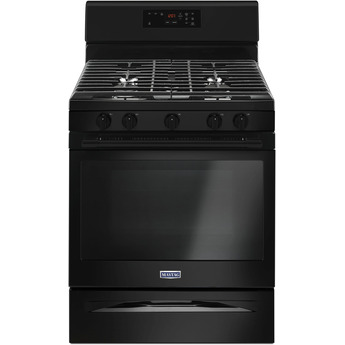Maytag 30" Black Gas Sealed Burner Range
