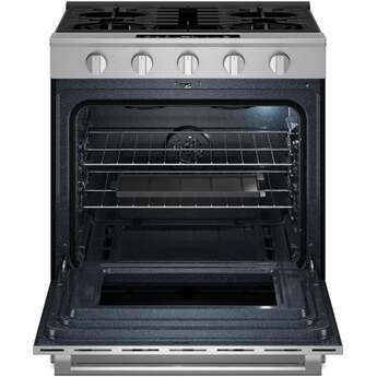 Maytag 30-Inch Wide Slide-In Gas Range with Grill Mode and No Preheat Air Fry - 5.0 Cu. Ft.: Fingerprint-Resistant Stainless Steel — thumbnail 4