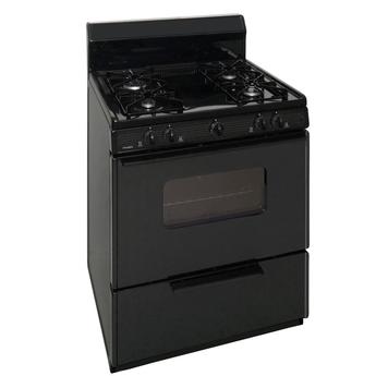 Premier SMK290BP 30 Inch Black Gas  Freestanding Range — thumbnail 2