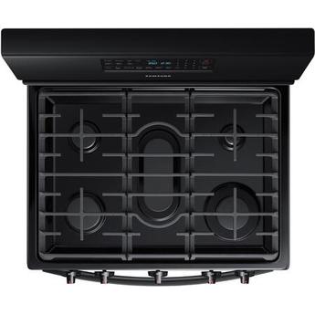 Samsung NX58T5601SB 30 Inch Black Gas Convection Freestanding Range — thumbnail 10