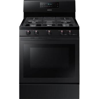 Samsung NX58T5601SB 30 Inch Black Gas Convection Freestanding Range — thumbnail 2