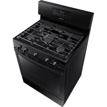 Samsung NX58T5601SB 30 Inch Black Gas Convection Freestanding Range — thumbnail 4