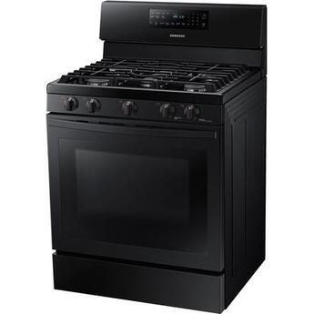Samsung NX58T5601SB 30 Inch Black Gas Convection Freestanding Range — thumbnail 6