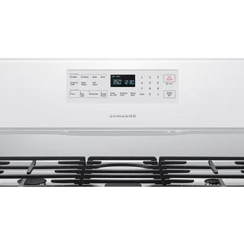 Samsung NX58T5601SW 30 Inch White Gas Convection Freestanding Range — thumbnail 8