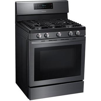 Samsung NX58T7511SG 30 Inch Black Stainless Steel Gas Convection Freestanding Range — thumbnail 10