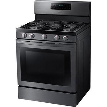 Samsung NX58T7511SG 30 Inch Black Stainless Steel Gas Convection Freestanding Range — thumbnail 4