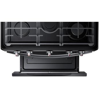 Samsung NX58T7511SG 30 Inch Black Stainless Steel Gas Convection Freestanding Range — thumbnail 7
