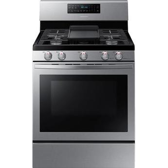 Samsung NX58T7511SS 30 Inch Stainless Steel Gas Convection Freestanding Range