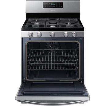 Samsung NX58T7511SS 30 Inch Stainless Steel Gas Convection Freestanding Range — thumbnail 2