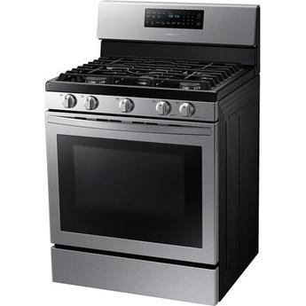Samsung NX58T7511SS 30 Inch Stainless Steel Gas Convection Freestanding Range — thumbnail 5