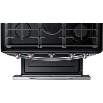 Samsung NX58T7511SS 30 Inch Stainless Steel Gas Convection Freestanding Range — thumbnail 8