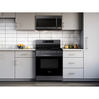 Samsung NX60A6311SG Black Stainless Steel Gas Freestanding Range, in Black Stainless Steel — thumbnail 11