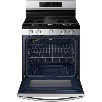 Samsung NX60A6311SS Stainless Steel Gas Freestanding Range, in Stainless Steel — thumbnail 13