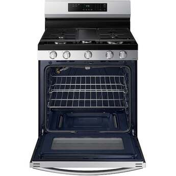 Samsung NX60A6311SS Stainless Steel Gas Freestanding Range, in Stainless Steel — thumbnail 15