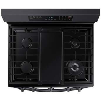 Samsung NX60A6511SG Black Stainless Steel Gas Freestanding Range, in Black Stainless Steel — thumbnail 12