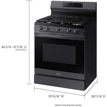 Samsung NX60A6511SG Black Stainless Steel Gas Freestanding Range, in Black Stainless Steel — thumbnail 23