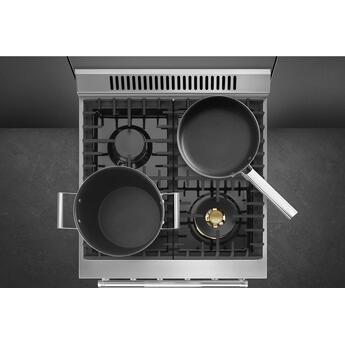 Smeg SPR24UGGX 24 Inch Stainless Steel Gas Freestanding Range, in Stainless Steel — thumbnail 10