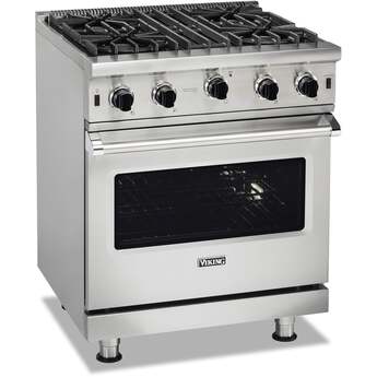 Viking VGIC53024BDGLP 5 Series 30 Inch Damascus Grey Gas Convection Freestanding Range — thumbnail 4