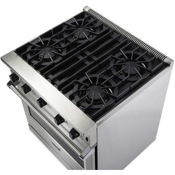 Viking VGIC53024BSS 5 Series 30 Inch Stainless Steel Gas Convection Freestanding Range — thumbnail 10