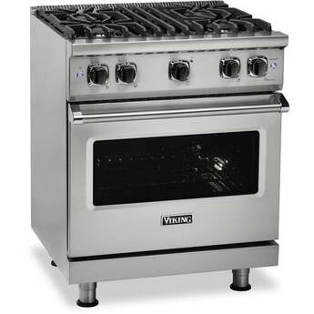 Viking VGR5304BDGLP  5 Series 30 Inch Damascus Grey Gas Convection Freestanding Range — thumbnail 6