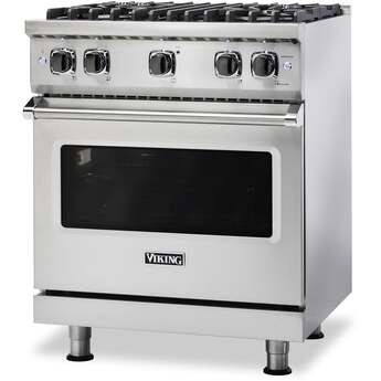 Viking VGR5304BWH Professional 5 Series 30 Inch White Gas Convection Freestanding Range — thumbnail 6