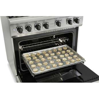 Viking VGR5364GABLP  5 Series 36 Inch Alluvial Blue Gas Convection Freestanding Range — thumbnail 9