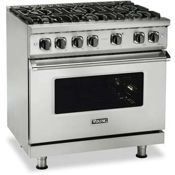 Viking VGR5364GSBLP 5 Series 36 Inch Slate Blue Gas Convection Freestanding Range — thumbnail 11